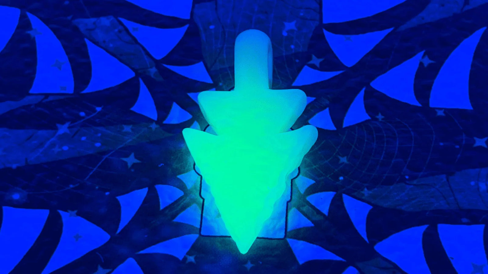 Elks that Run Arrowhead Pendant (NS Pastel Illuminati)