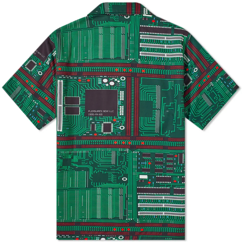 Pleasures Motherboard SS Rayon Button Up