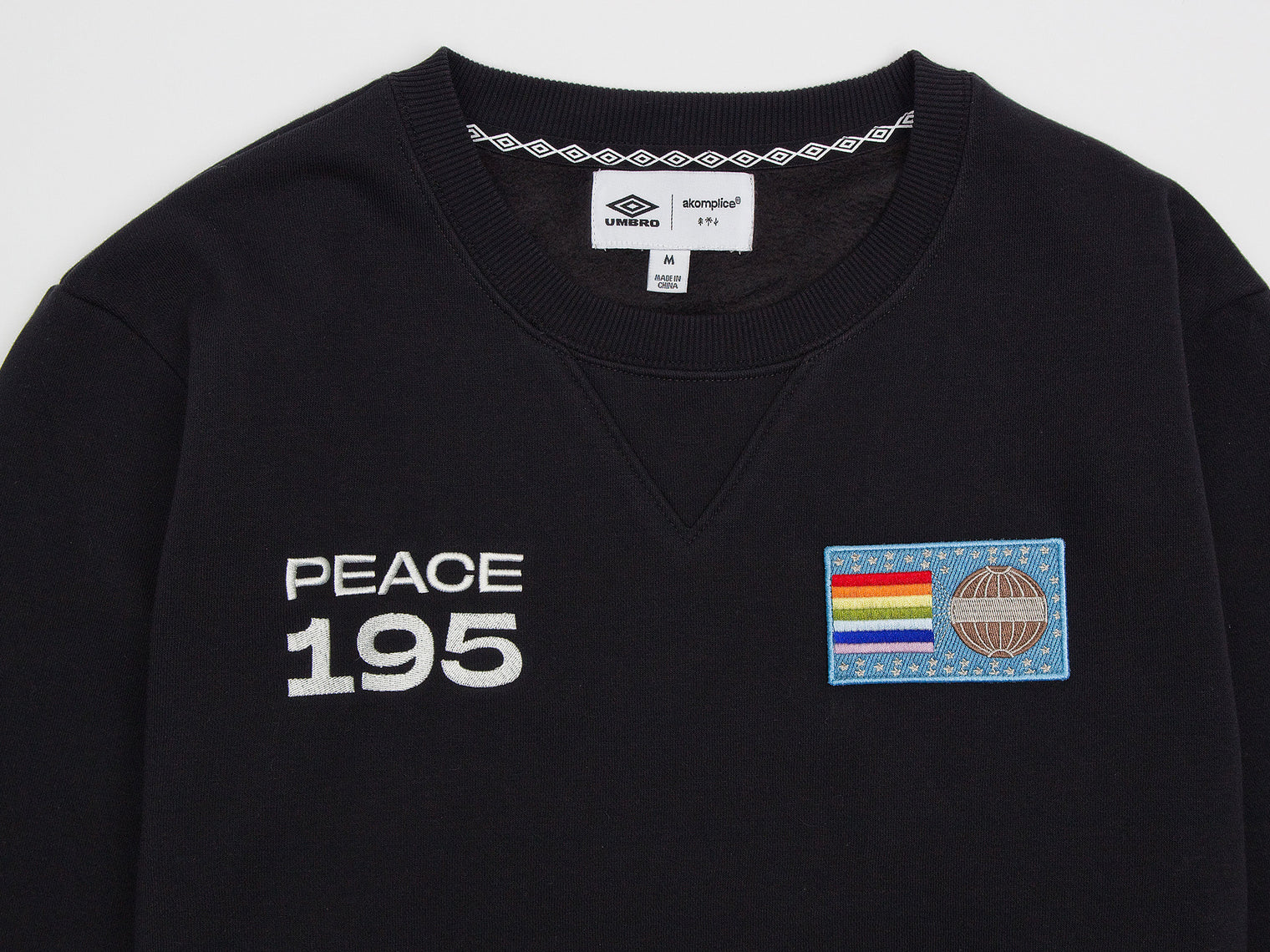 Akomplice x Umbro 195 Fleece Crewneck (Black)