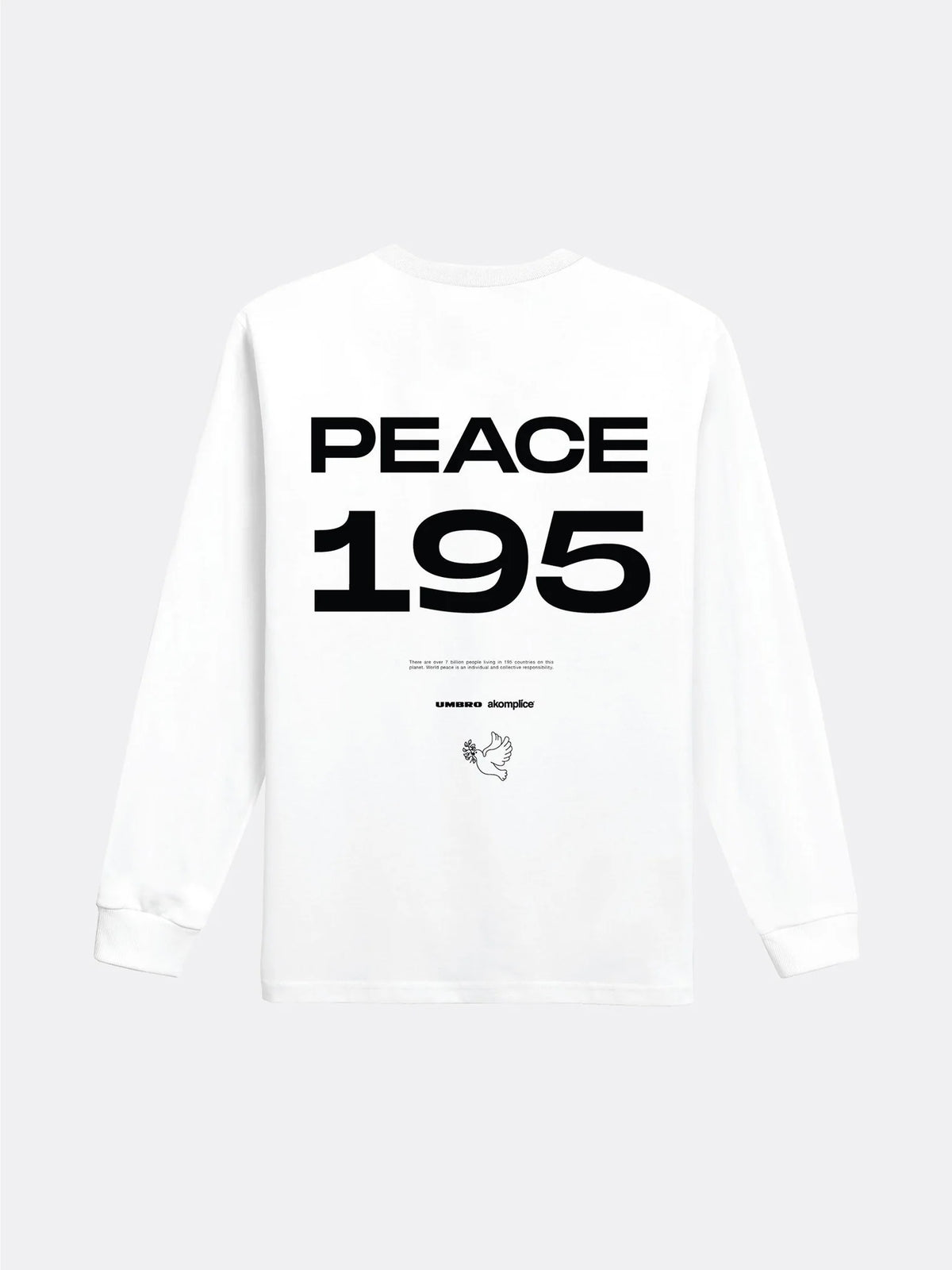 Akomplice x Umbro Peaceman LS Tee (White)