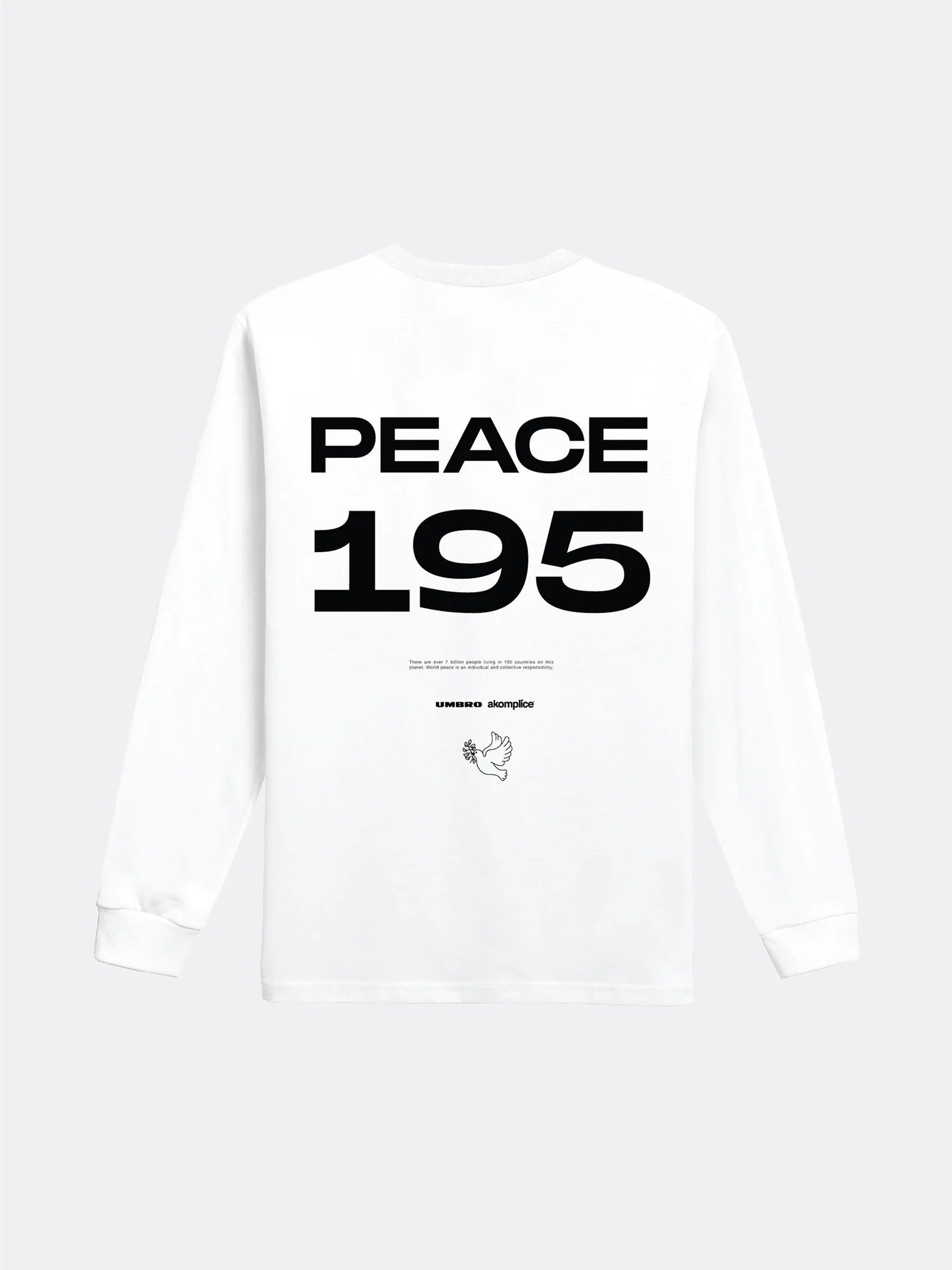 Akomplice x Umbro Peaceman LS Tee (White)