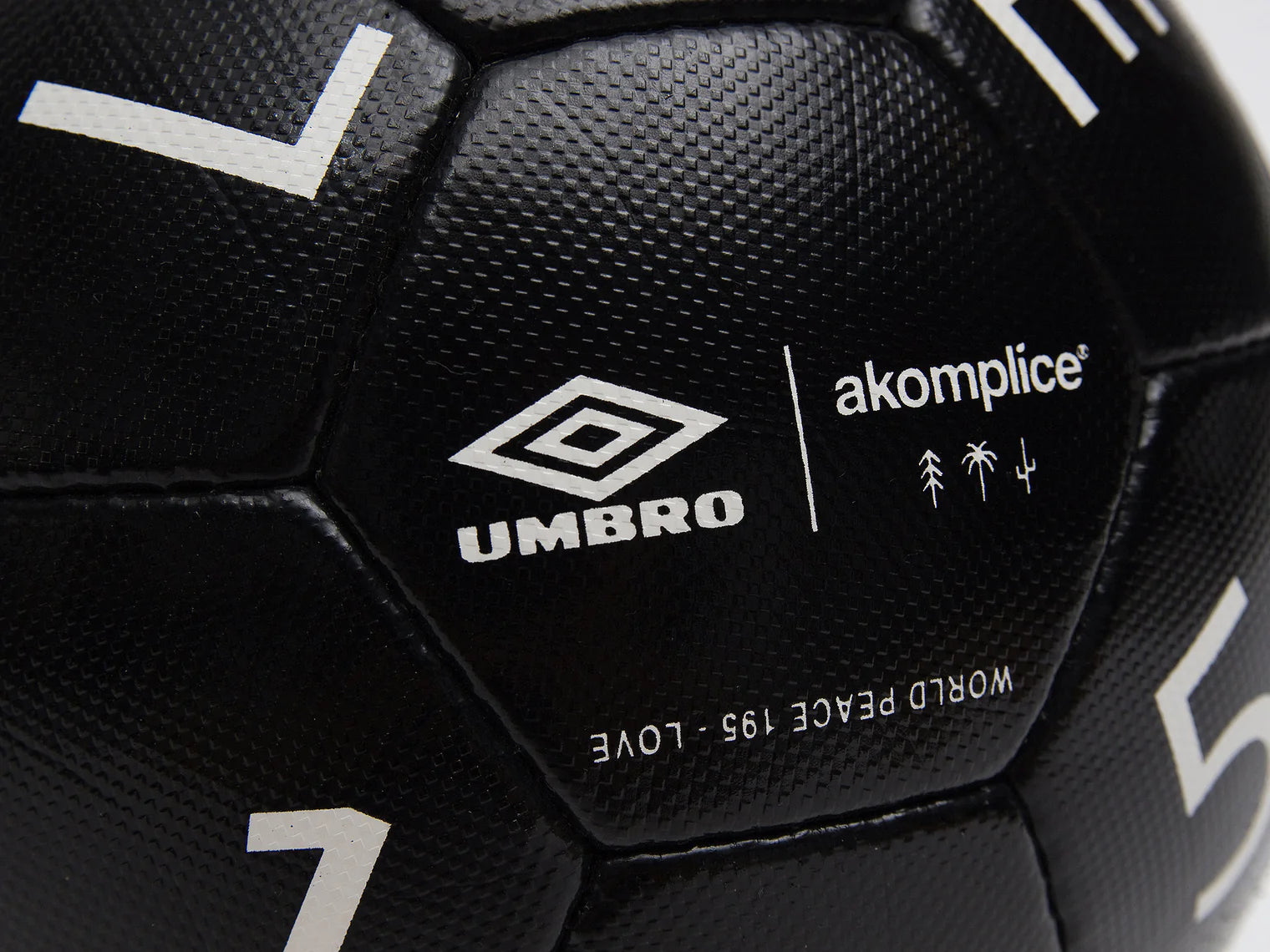 Akomplice x Umbro Love and Peace Futbol (Black)