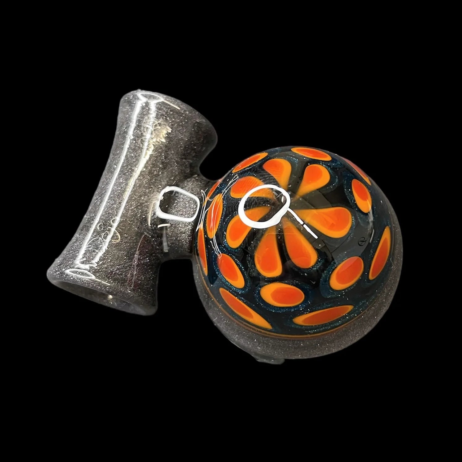 Steel Wool Dot Stack Ramen Pendant by Dojo Glass