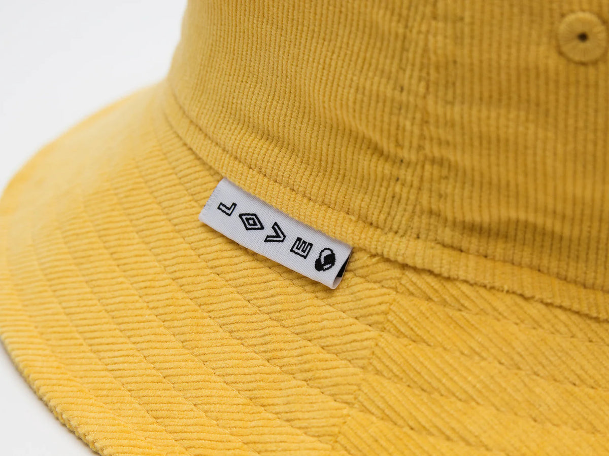 Akomplice x Umbro Dove Corduroy Bucket (Spectra Yellow)