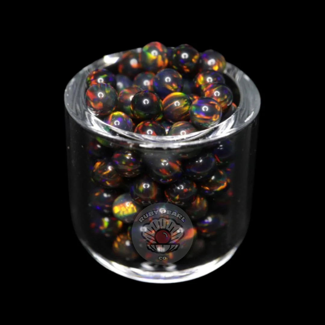 3mm Black Opal Terp Pearl by Ruby Pearl Co
