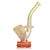 Chase Adams Silver Fume Sherlock Gold Fume Skull Puffco Top