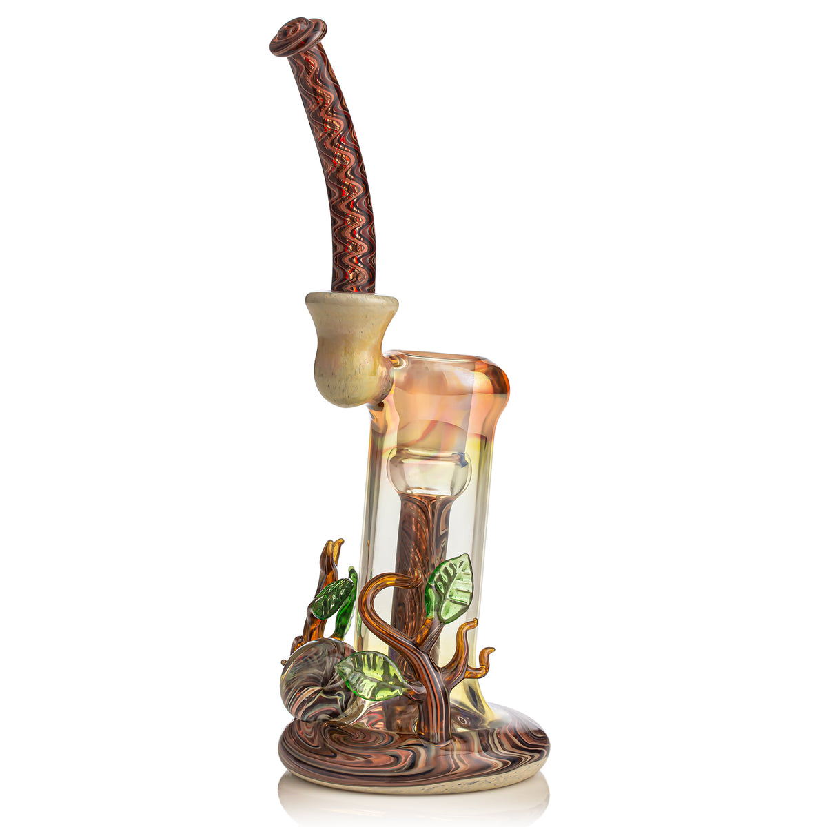 Chase Adams x Tacoma Brian Woodgrain and Leaves Bubbler