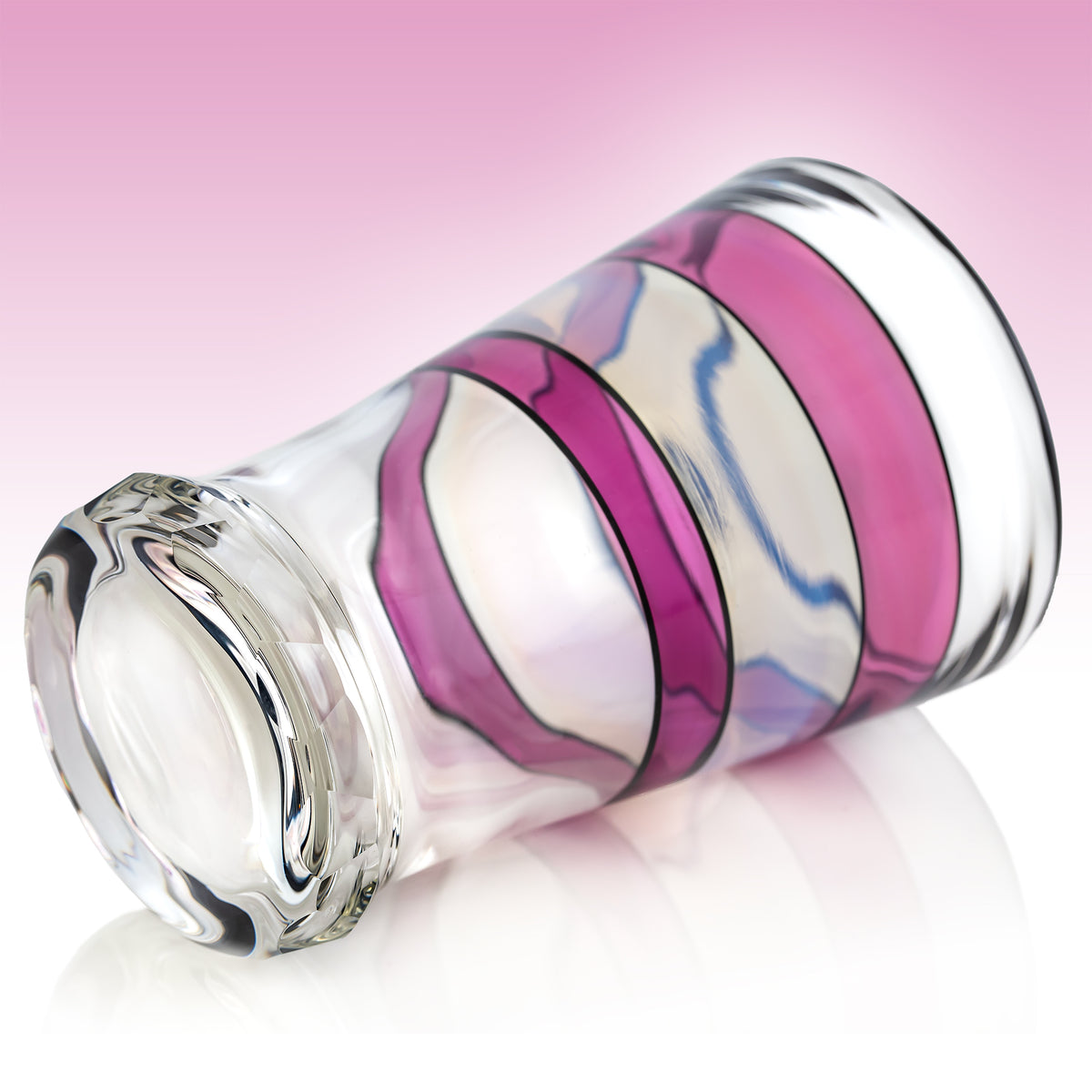 27 UNLTD Moonstone and Royal Jelly Faceted Glass