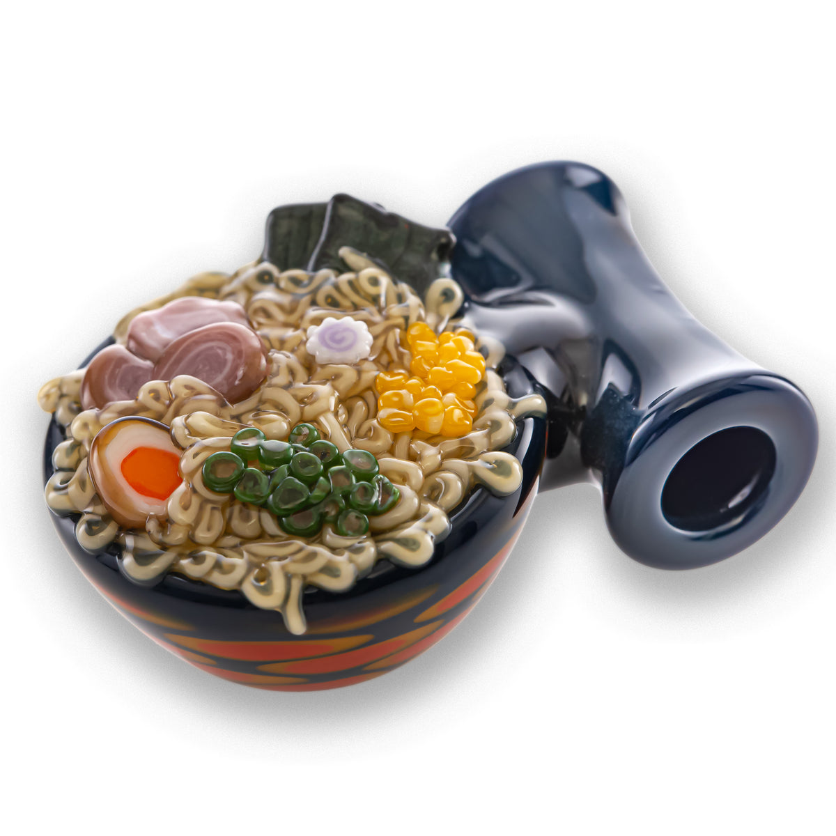 Gumbolt Dot Stack Ramen Pendant by Dojo Glass