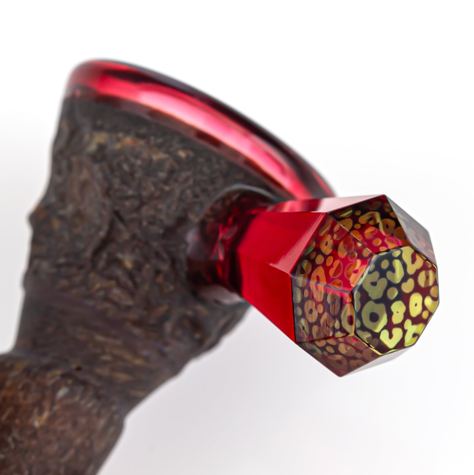 Green-T 14mm Stone Series Crystal Handle Slide (Gold Ruby)