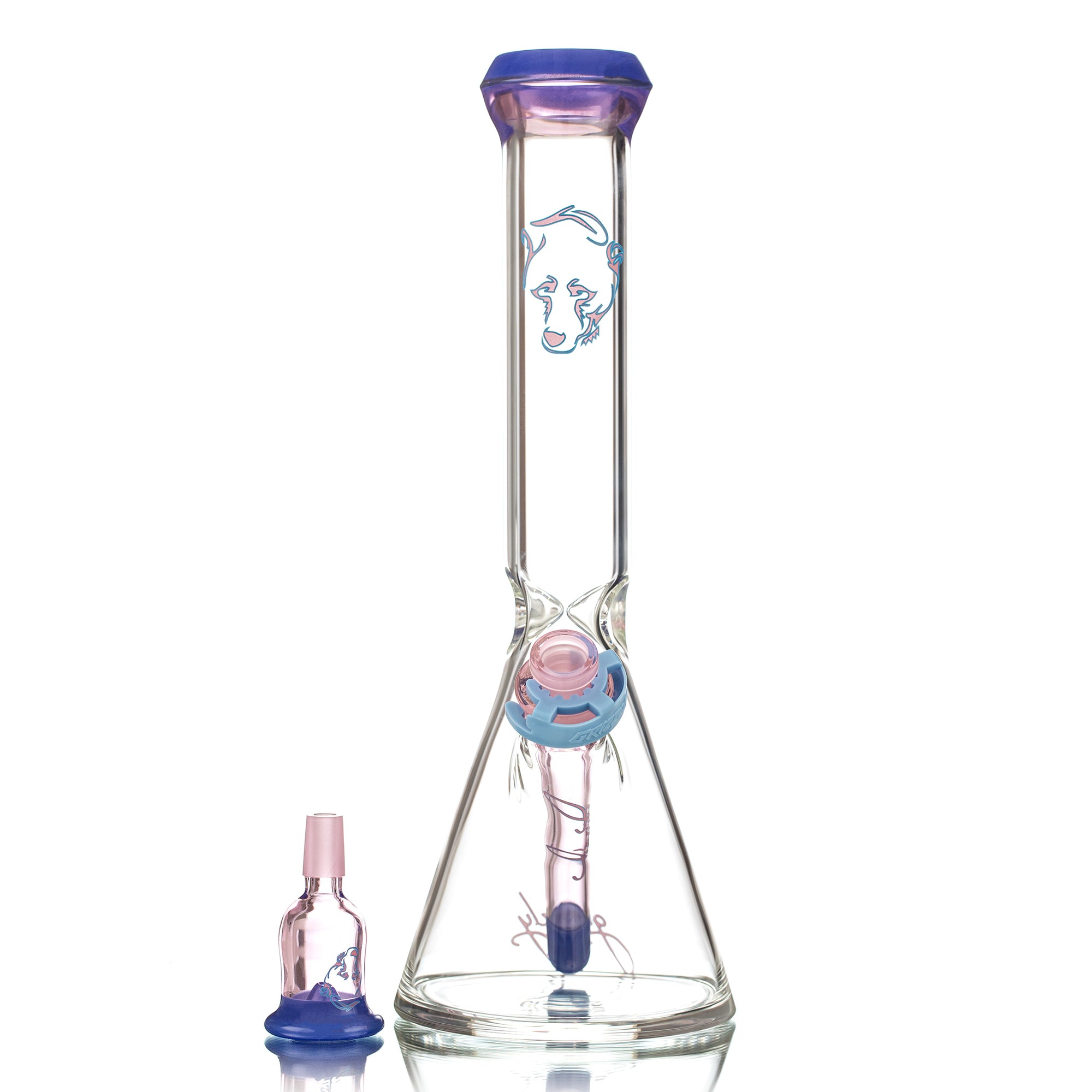 Grizzly Glass 12 Inch 50x5 Cotton Candy Beaker