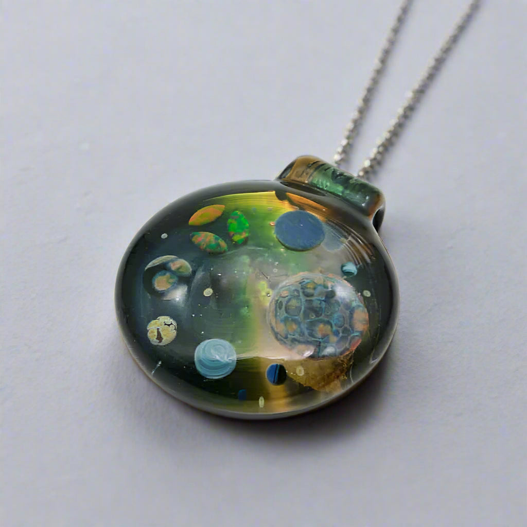 Jolex Glass Opalated Galaxy Pendant #2