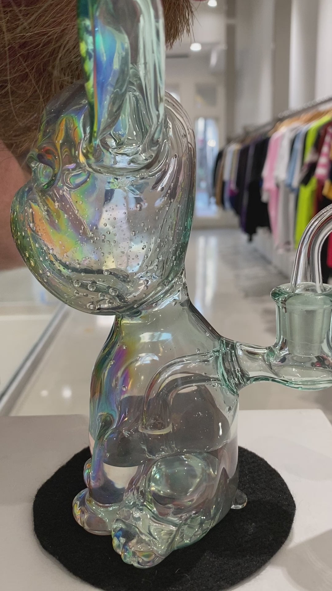 Swanny Full Color Frog Pose Frenchie  with Specialty Dichro Coating