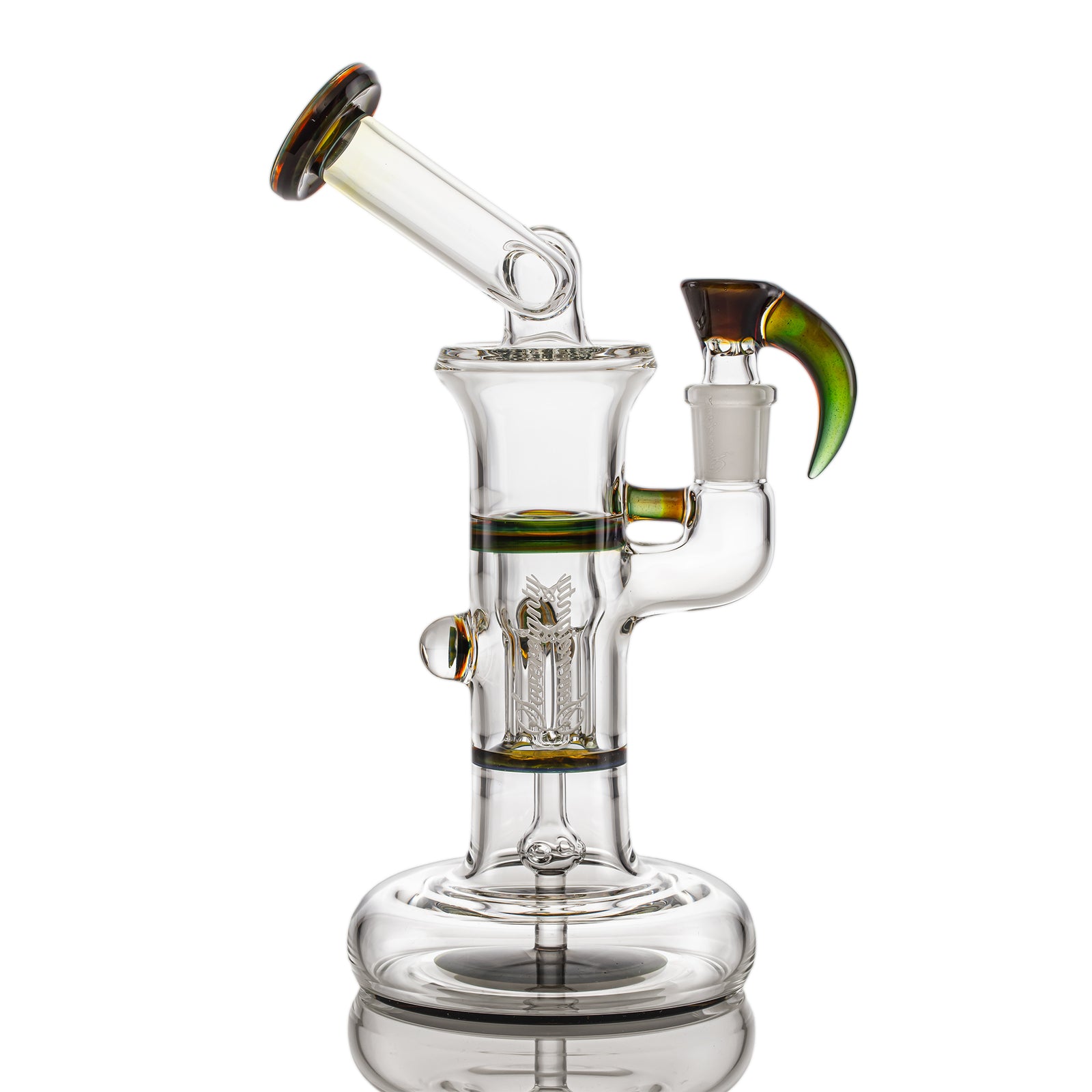 Sovereignty Glass Mini Pillar Full Accent (Alien Tech) with two Millis (Comes with Wooden Stand)