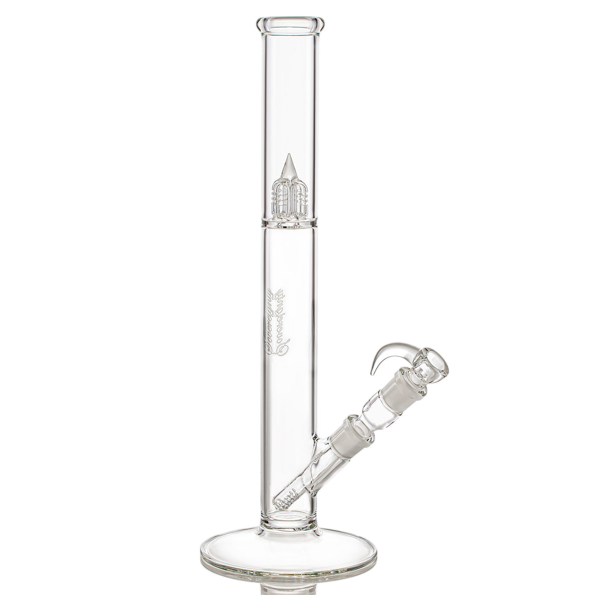 Sovereignty Glass 44x4 - Clear - Diffy Tube with 180 Grid Downstem