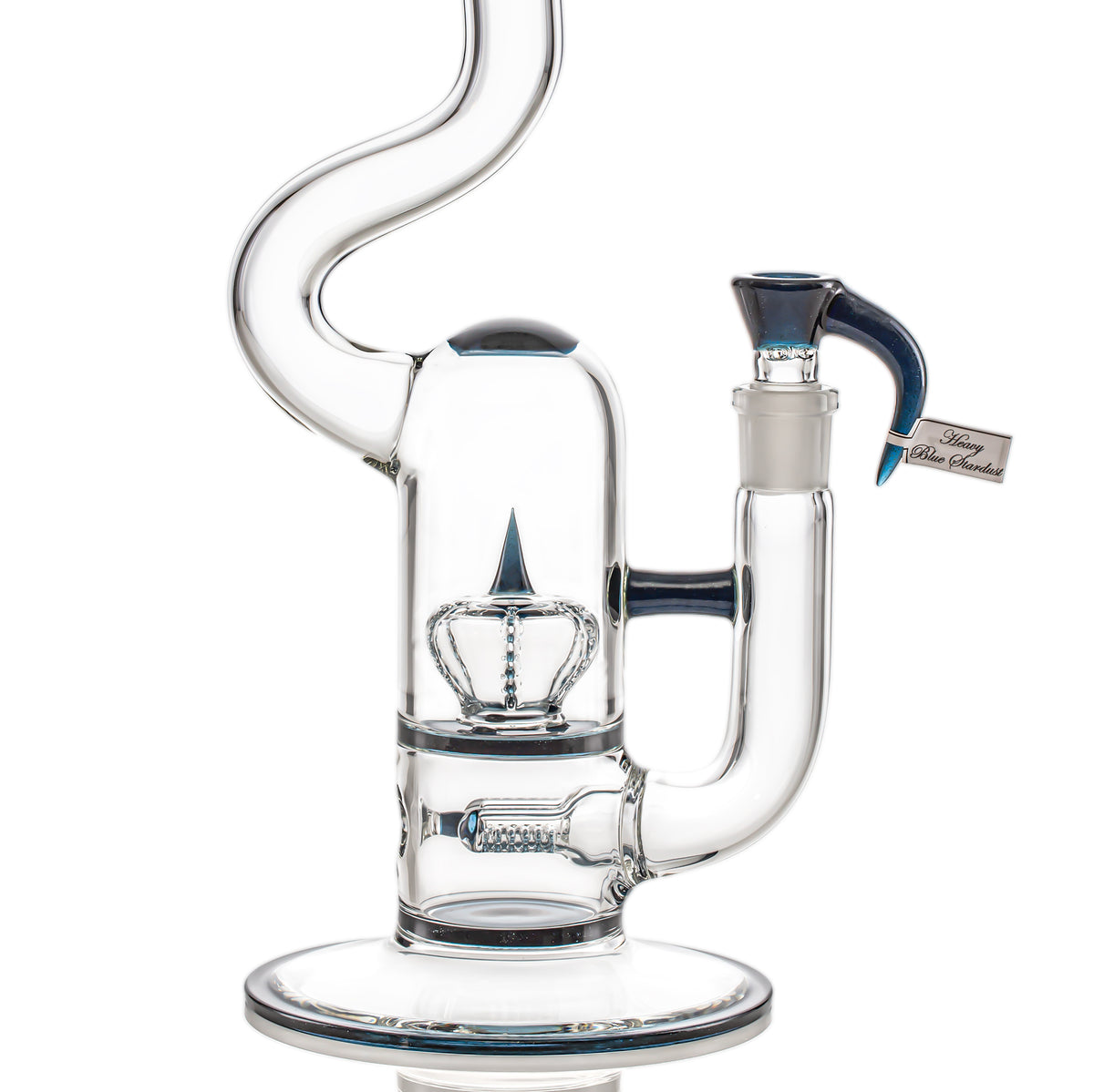 Sovereignty Glass Natty 60D - FA - GLine 12mm 6 Cut DownGrid to Imperial Natty Neck (Heavy Blue Stardust)