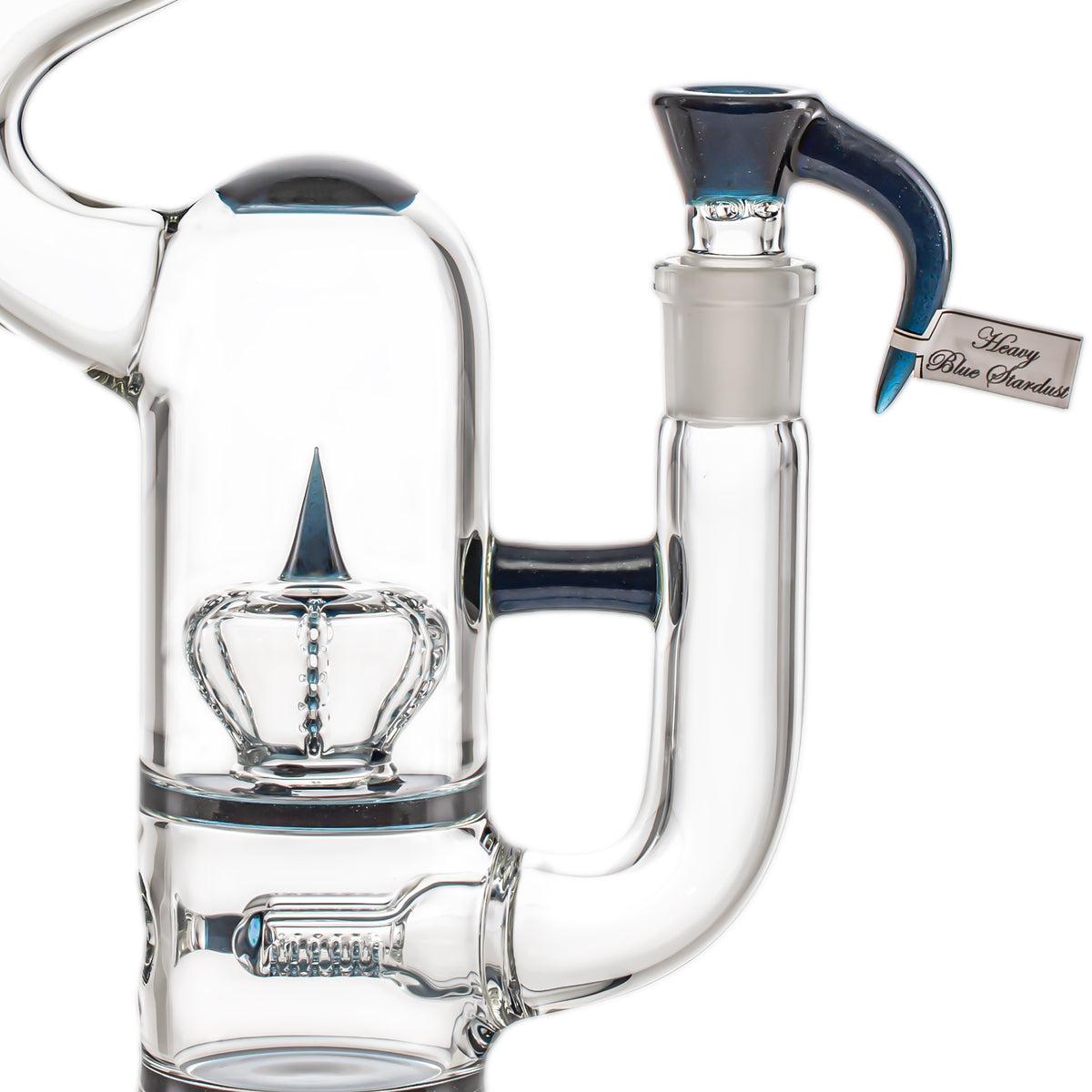 Sovereignty Glass Natty 60D - FA - GLine 12mm 6 Cut DownGrid to Imperial Natty Neck (Heavy Blue Stardust)