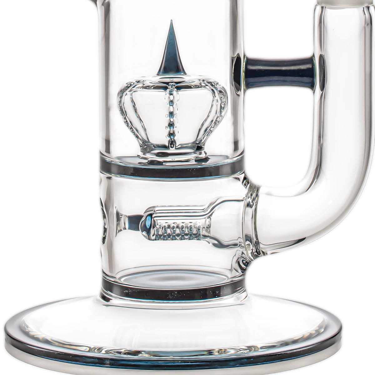 Sovereignty Glass Natty 60D - FA - GLine 12mm 6 Cut DownGrid to Imperial Natty Neck (Heavy Blue Stardust)