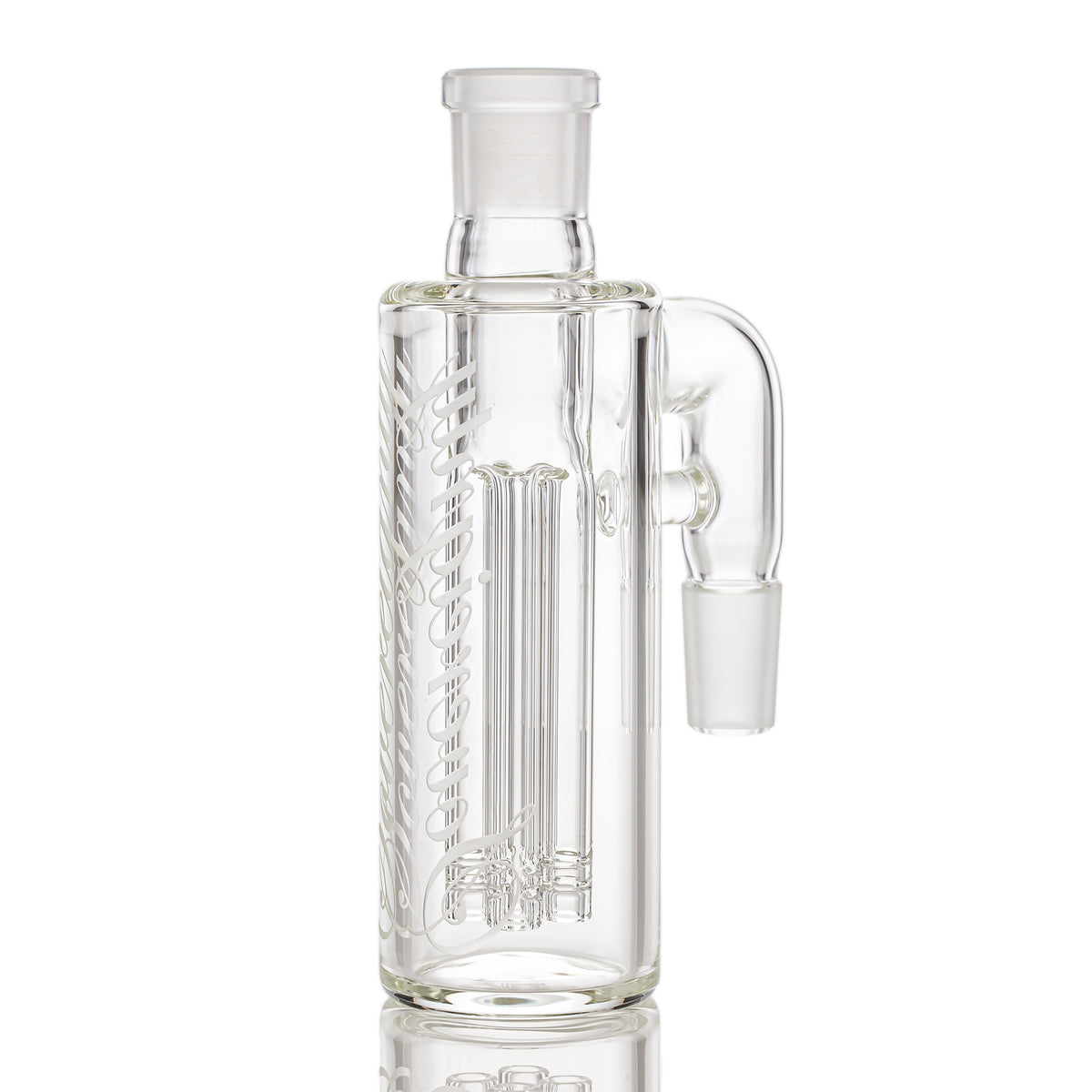 Sovereignty Glass AC - Clear - Fixed 4 Slitted Clear Ash Catcher