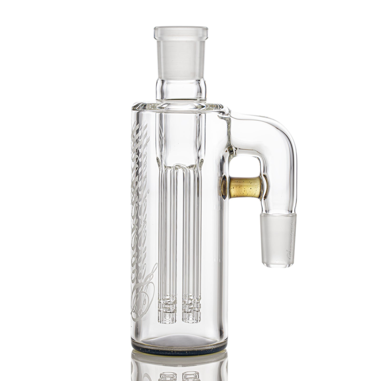 Sovereignty Glass AC - PA - Fixed 4 Slitted Partial Accent Ash Catcher