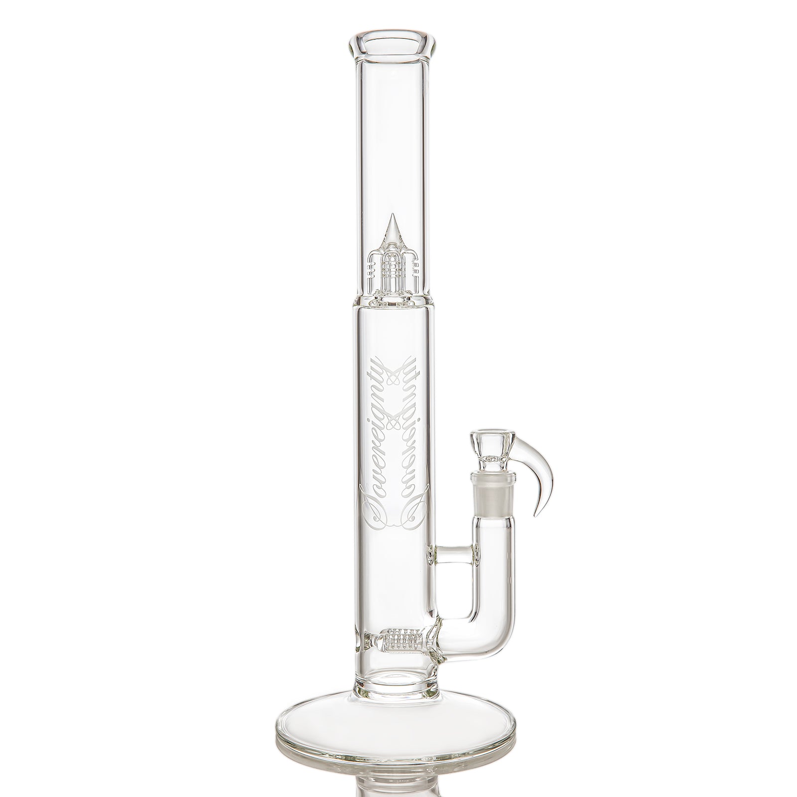 Sovereignty Glass Bishop - Clear - G Line 12mm 6 Cut UpGrid