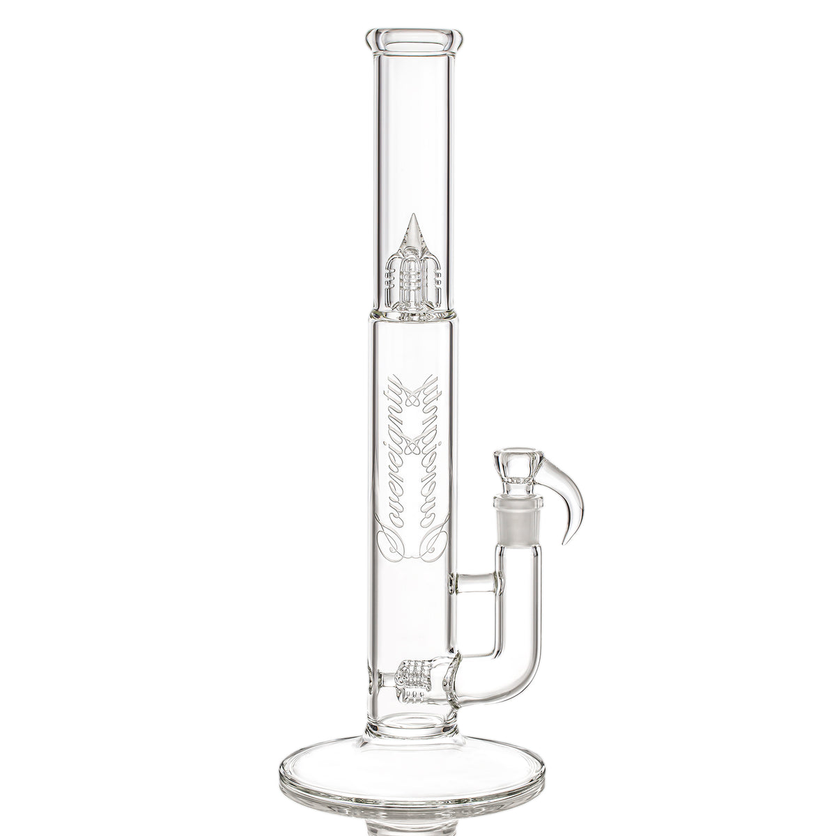 Sovereignty Glass Bishop - Clear - 3Line 12mm 3 Cut