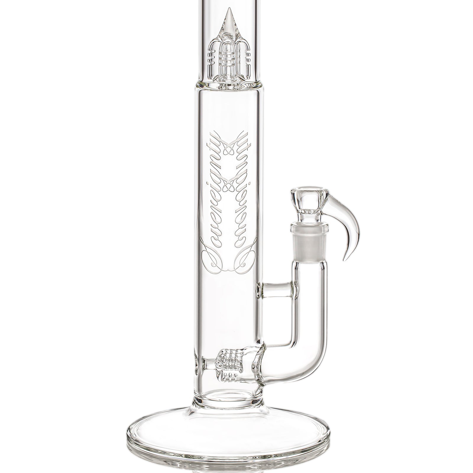 Sovereignty Glass Bishop - Clear - 3Line 12mm 3 Cut