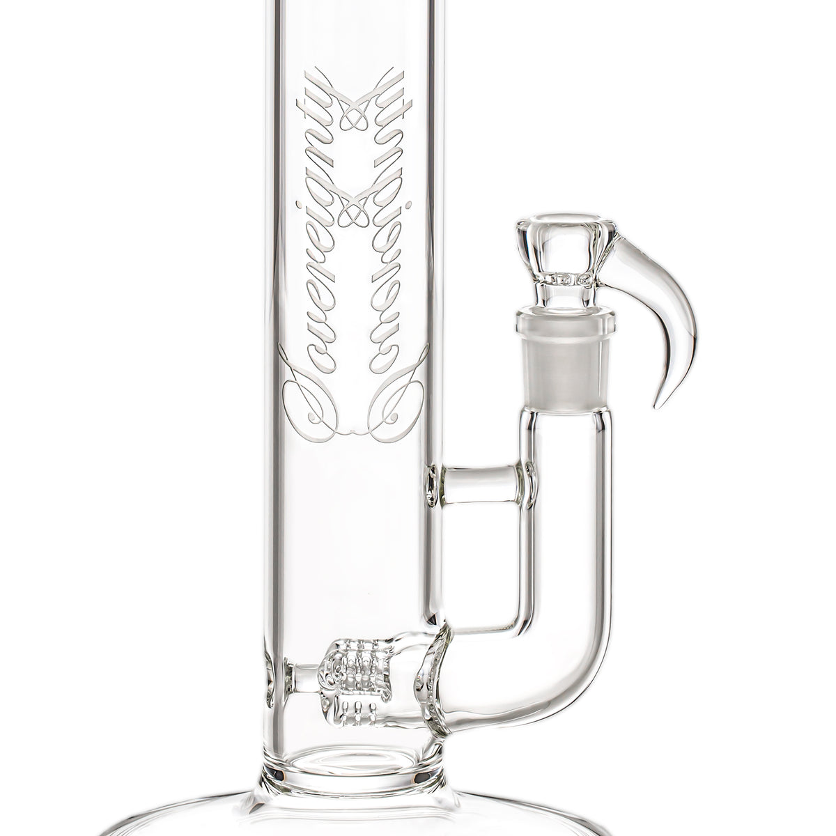 Sovereignty Glass Bishop - Clear - 3Line 12mm 3 Cut