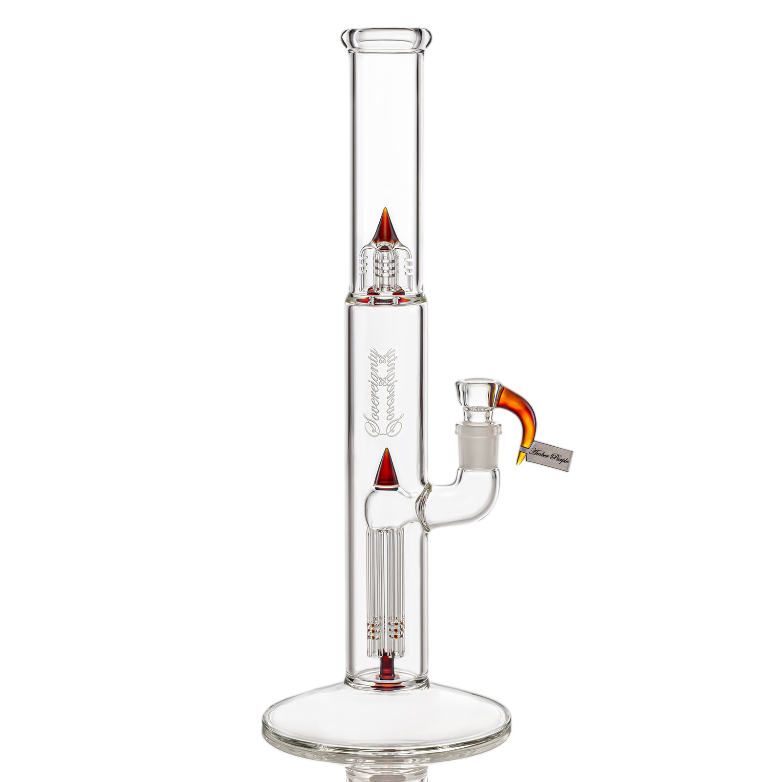 Sovereignty Glass Bishop - PA - Fixed 4 Gridded (Amber Purple)