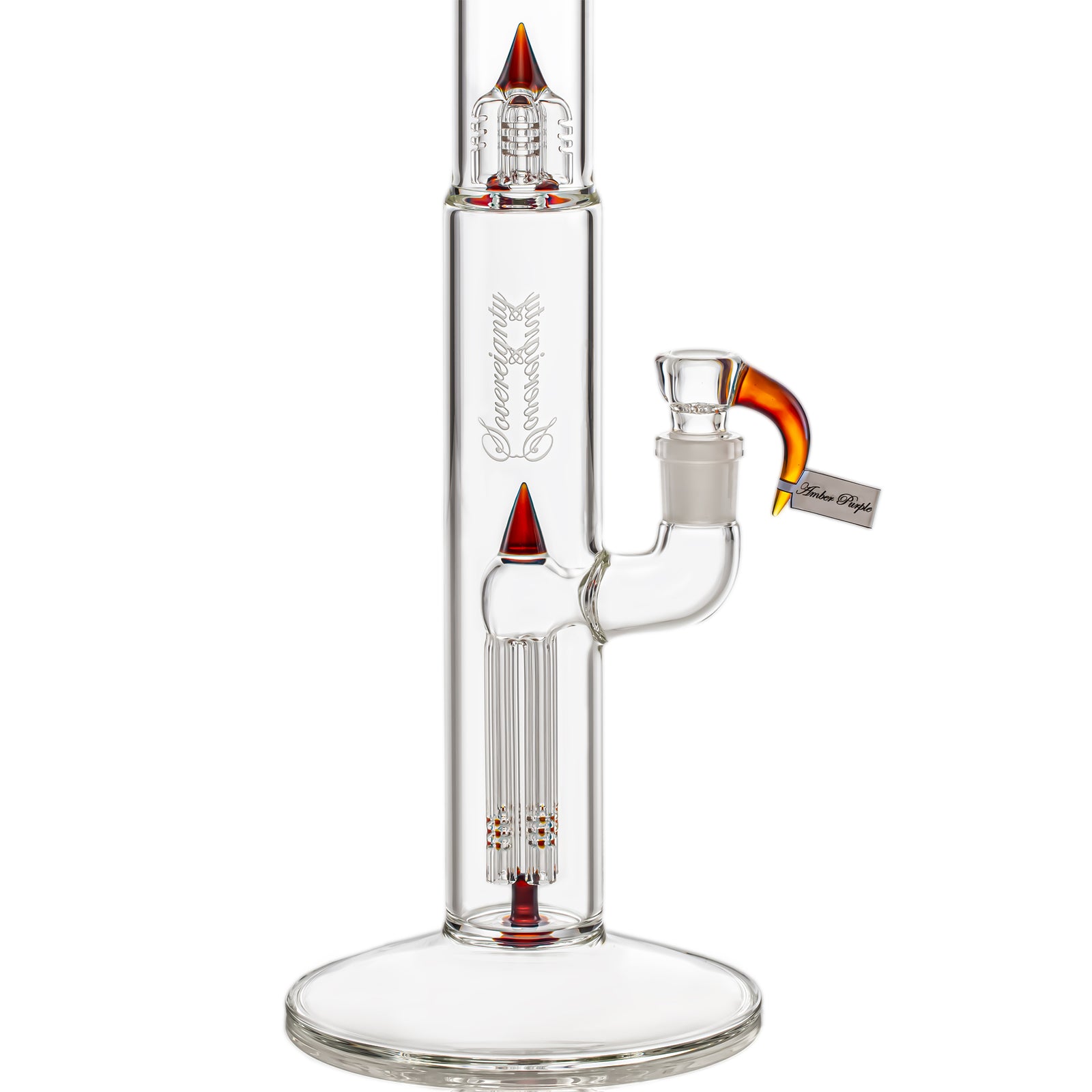 Sovereignty Glass Bishop - PA - Fixed 4 Gridded (Amber Purple)