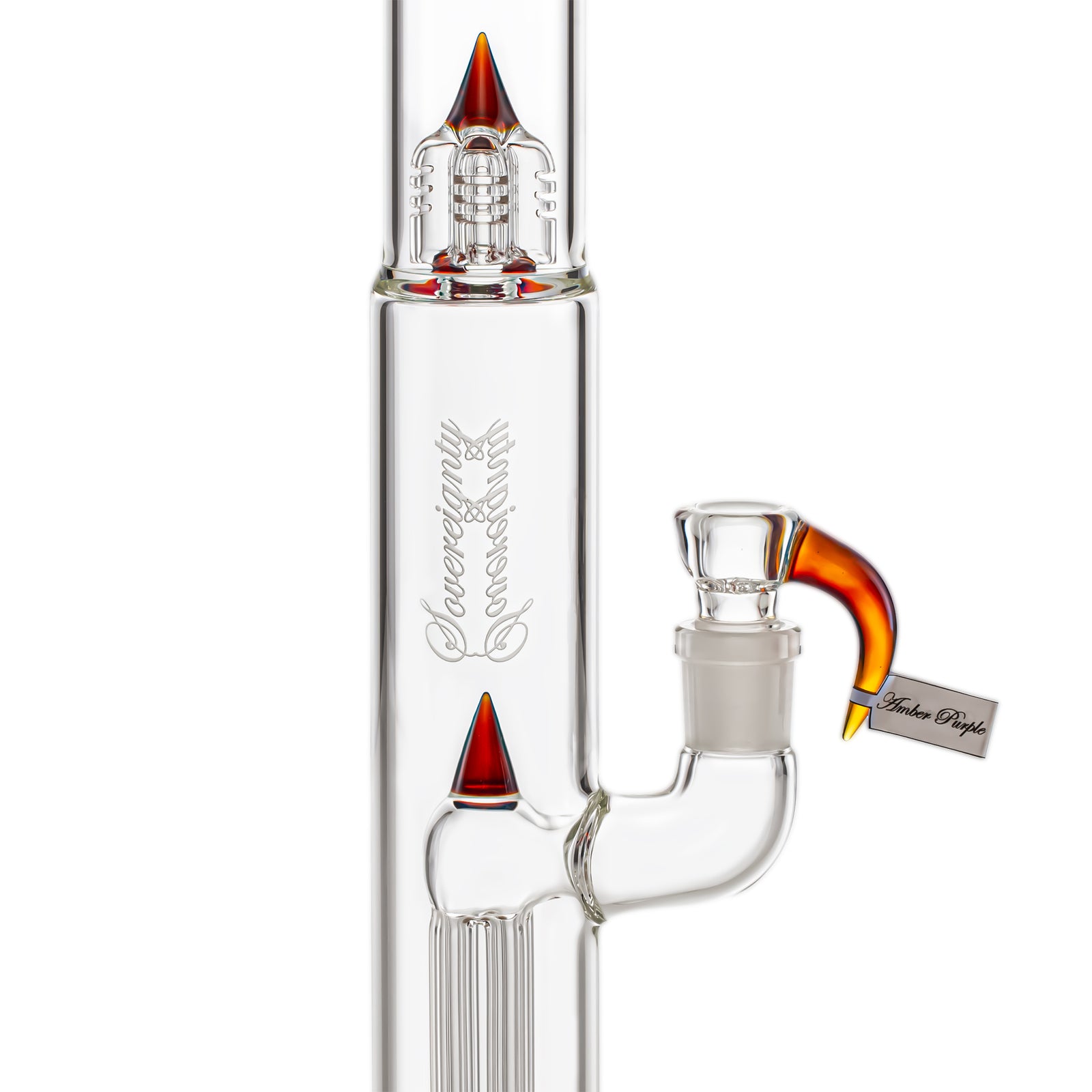 Sovereignty Glass Bishop - PA - Fixed 4 Gridded (Amber Purple)