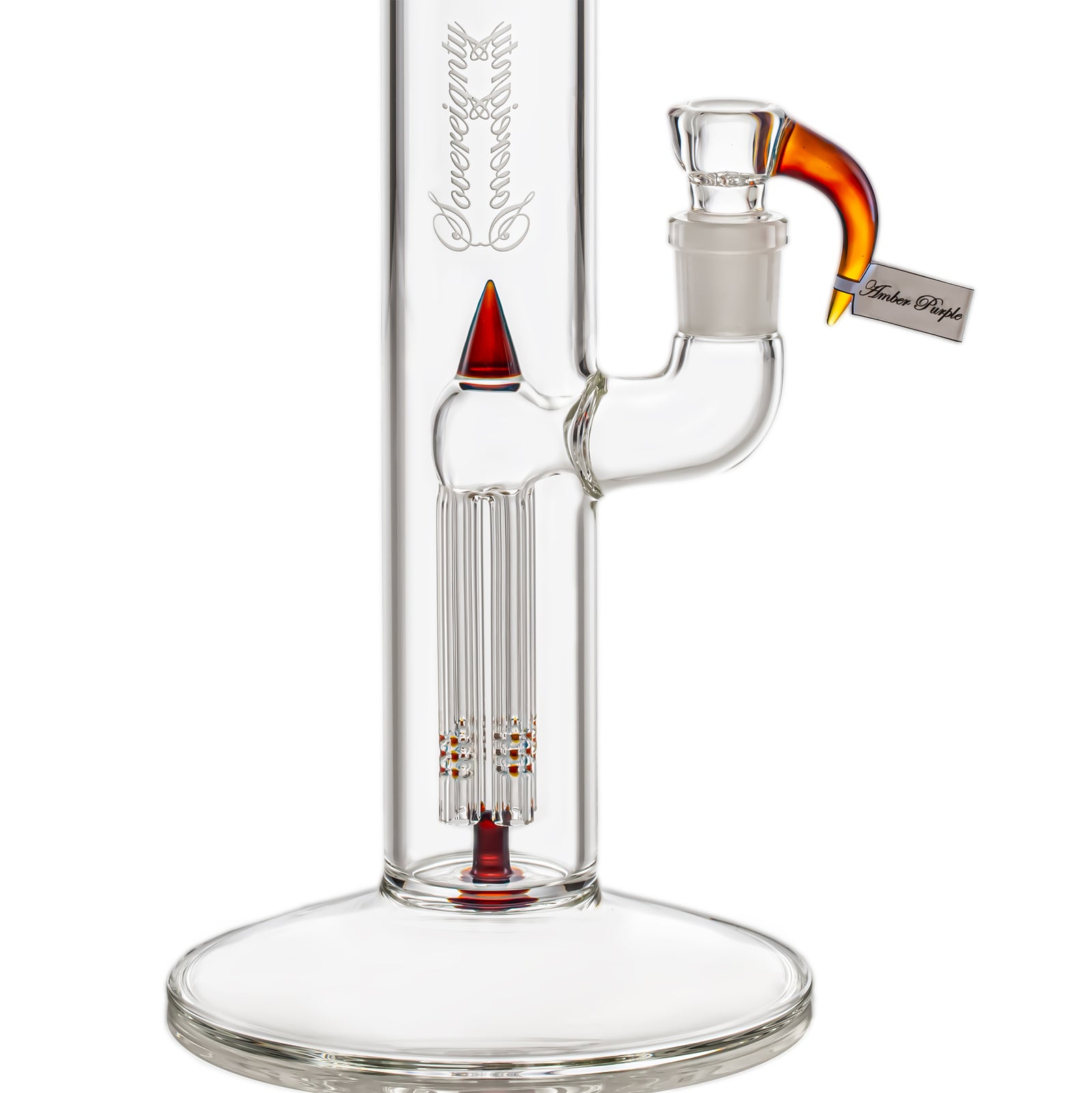 Sovereignty Glass Bishop - PA - Fixed 4 Gridded (Amber Purple)