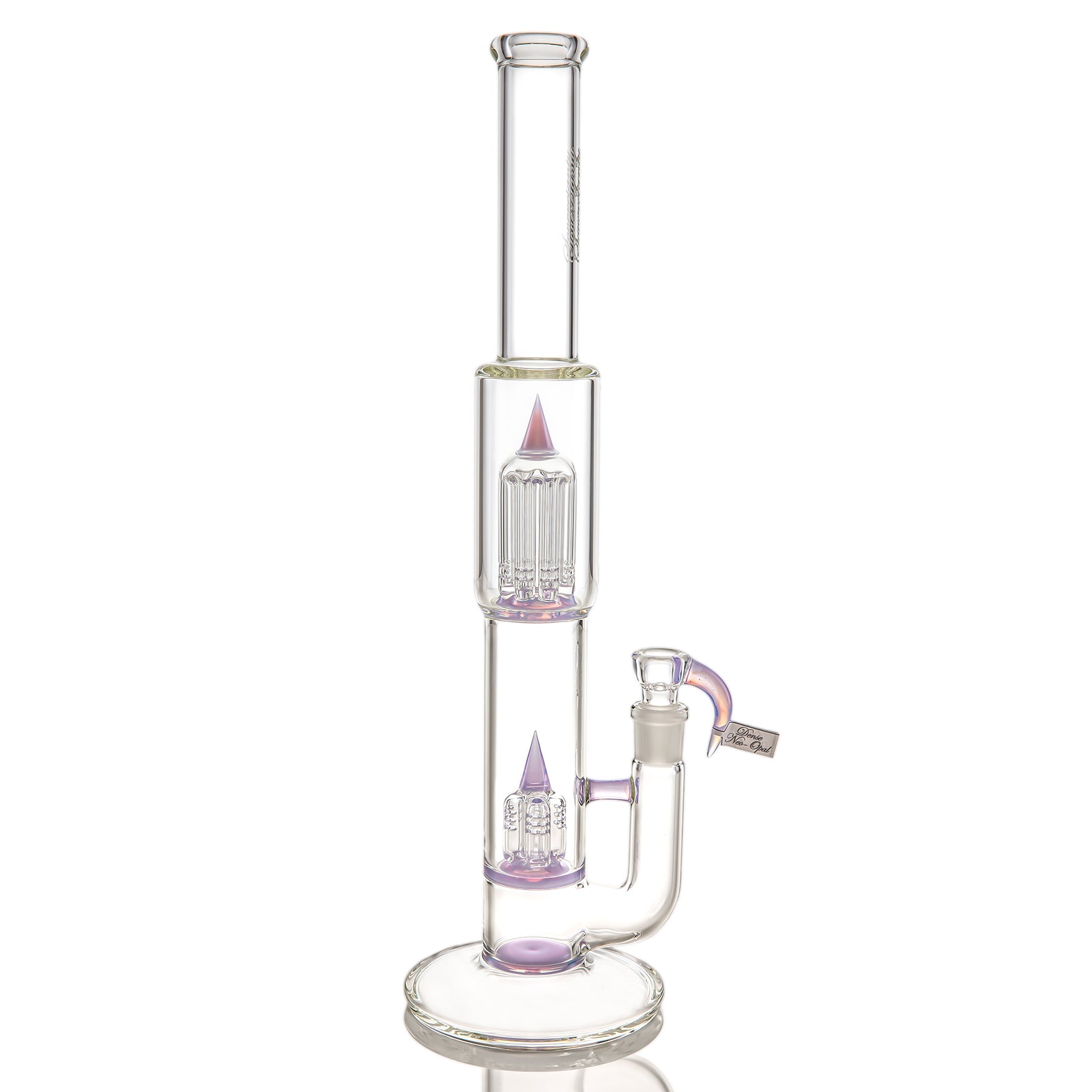 Sovereignty Glass 8Tree - PA - Inverted 4 to 8 Tree Gridded CSx2 38mm Neck (Dense Neo Opal)