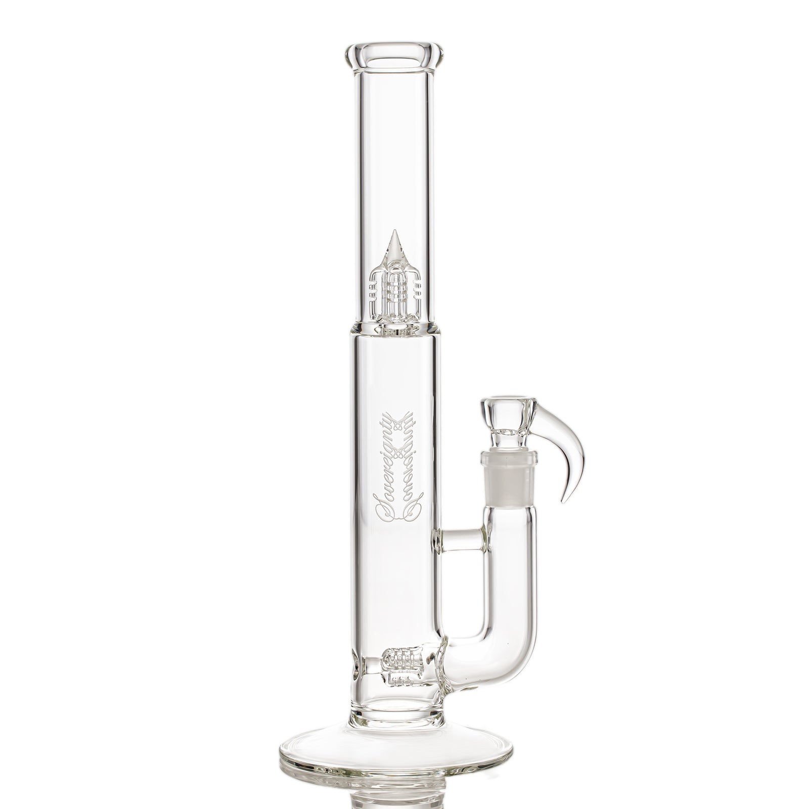 Sovereignty Glass Pawn (Shorty4) - Clear - 3Line 9.5mm 3 Cut