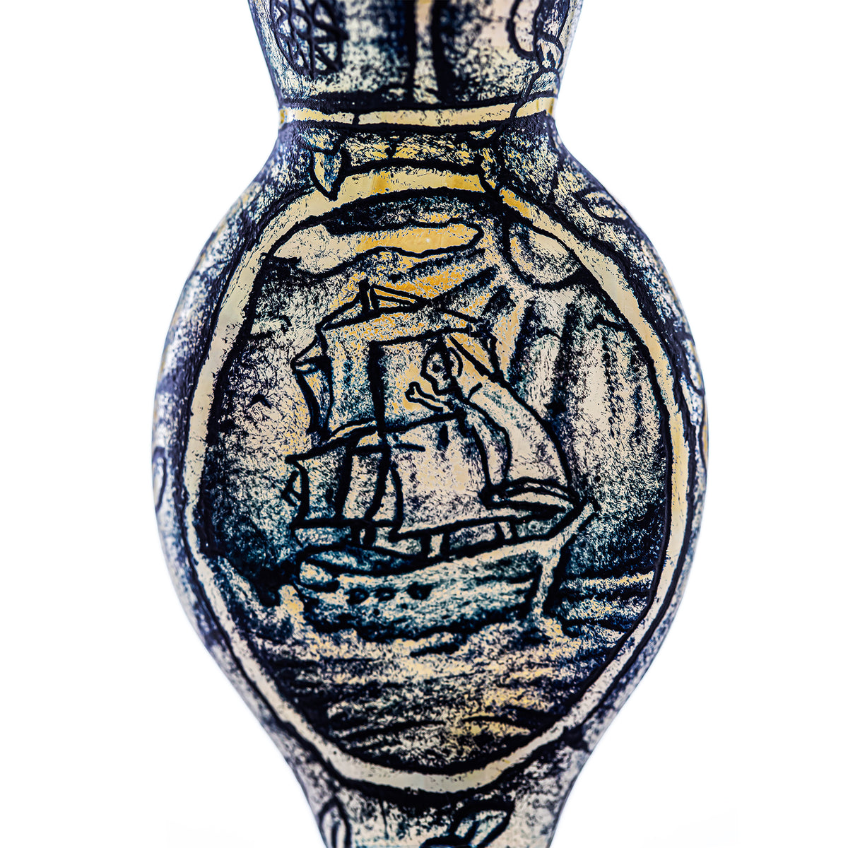 Terroir x Trevy Metal 18mm 3-Hole Slide (Pirate/Ship)