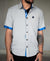 Neptune Short Sleeve Button Down Shirt by Threyda