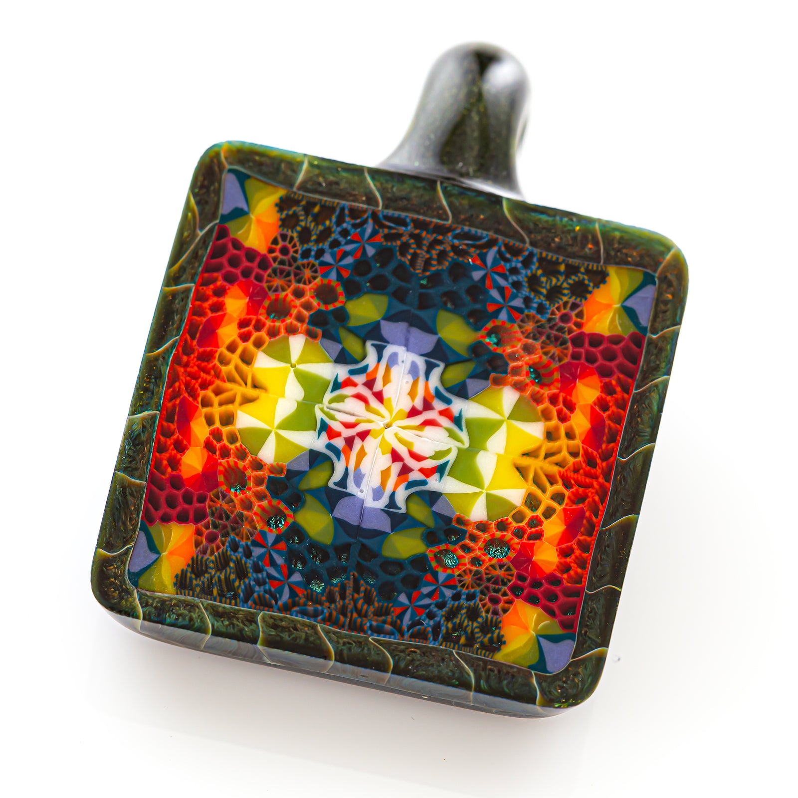 ZM Glass Murrini Tile Pendant