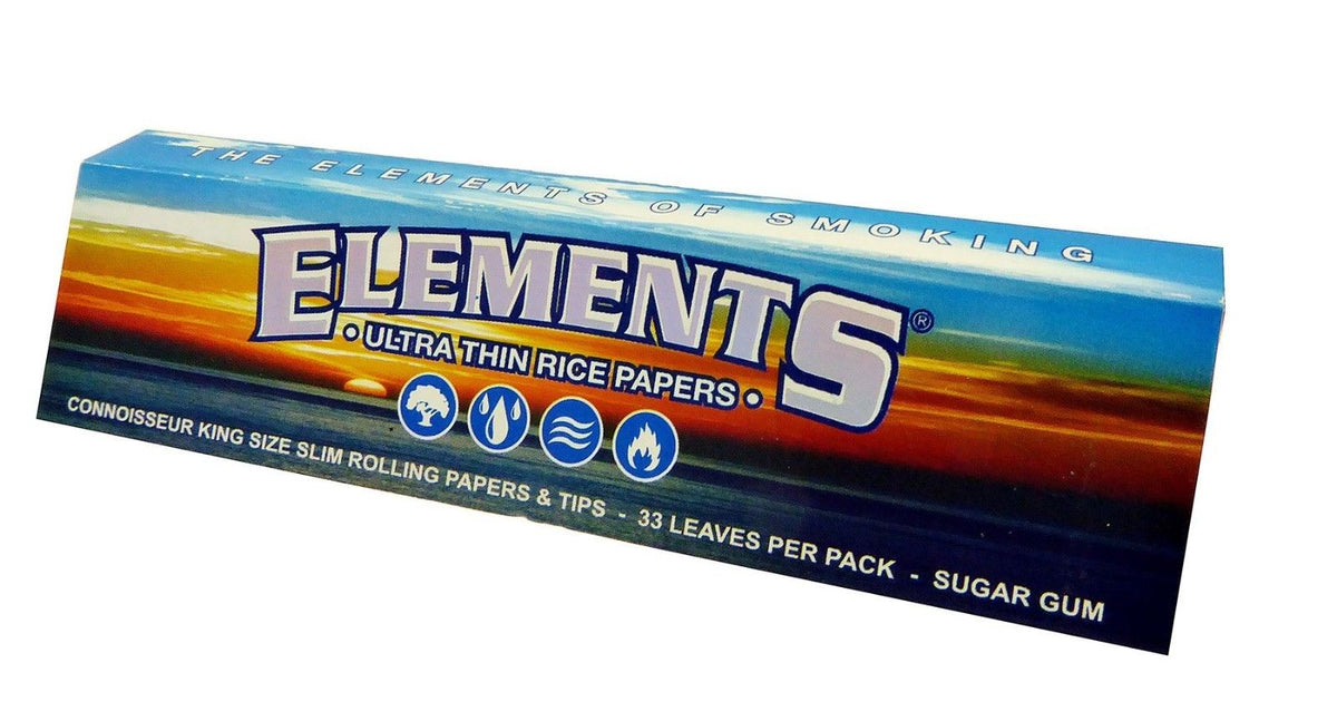 Elements Ultra Thin Rice Papers (2 3/4 King Slim Size)