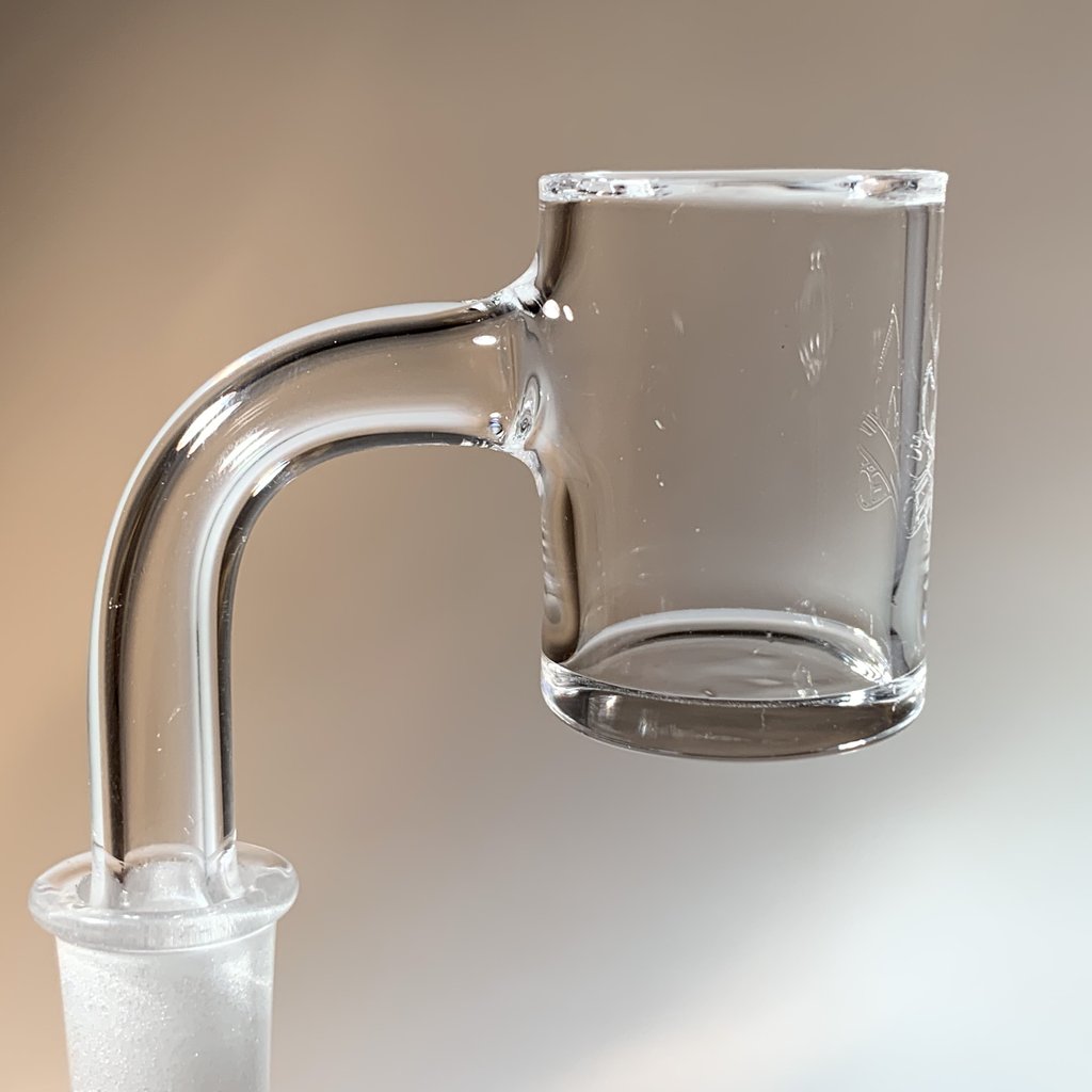 Campfire Quartz 25mm Beveled Edge Banger (10mm/Male/90 Degree)