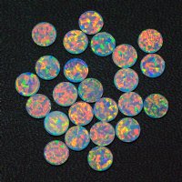 Profound Pink 5mm Round Coin opals