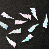 Profound White 6mm Lightning Bolts