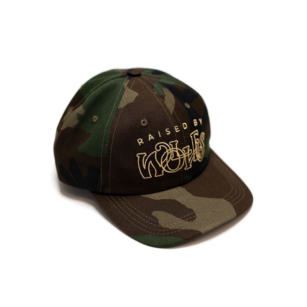 Menthol Dad Cap (Woodland Camo)