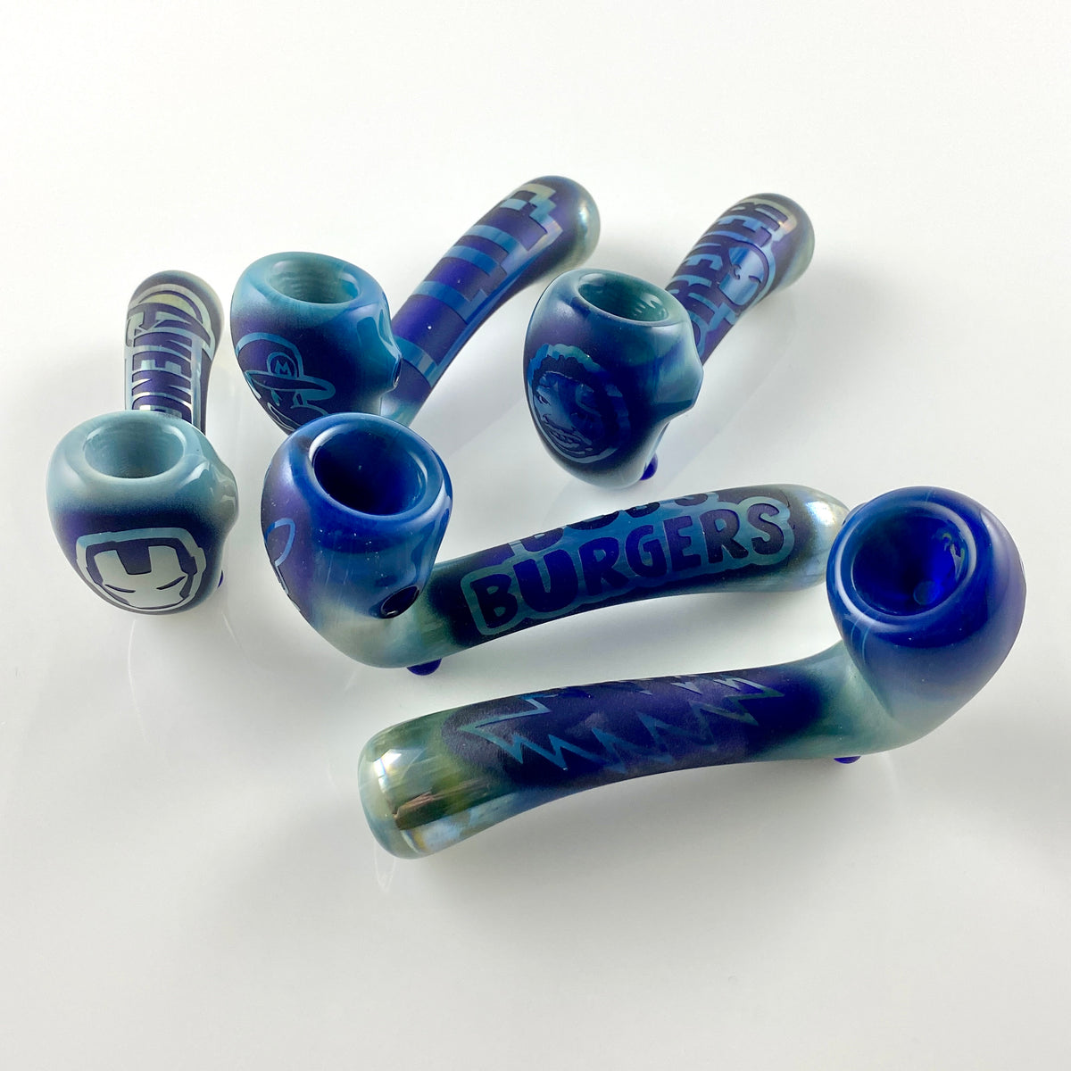 Sandblasted Image Sherlock Pipe