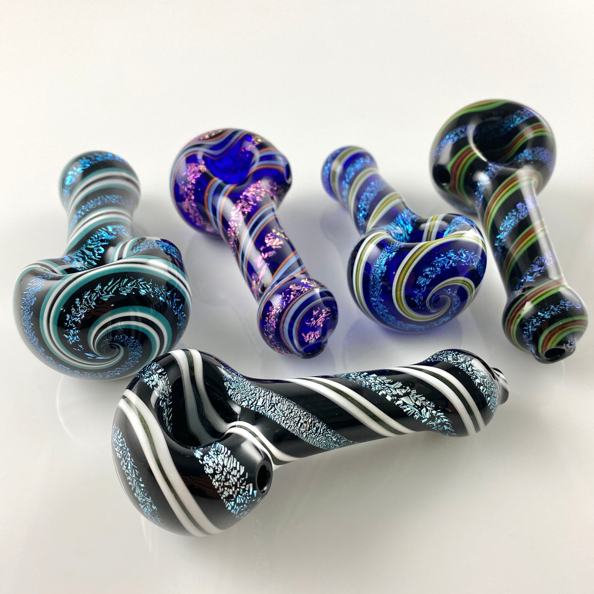 Dichro and Pattern Spoon Pipe