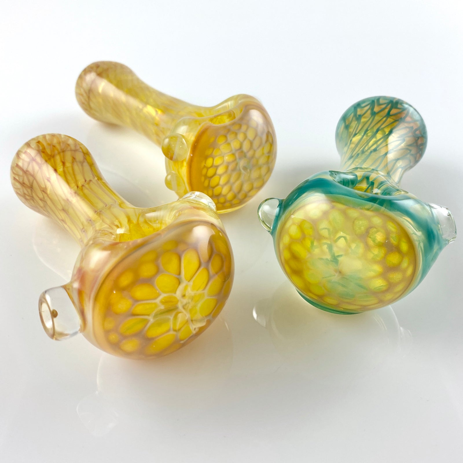 Honeycomb Cap Coil Spoon