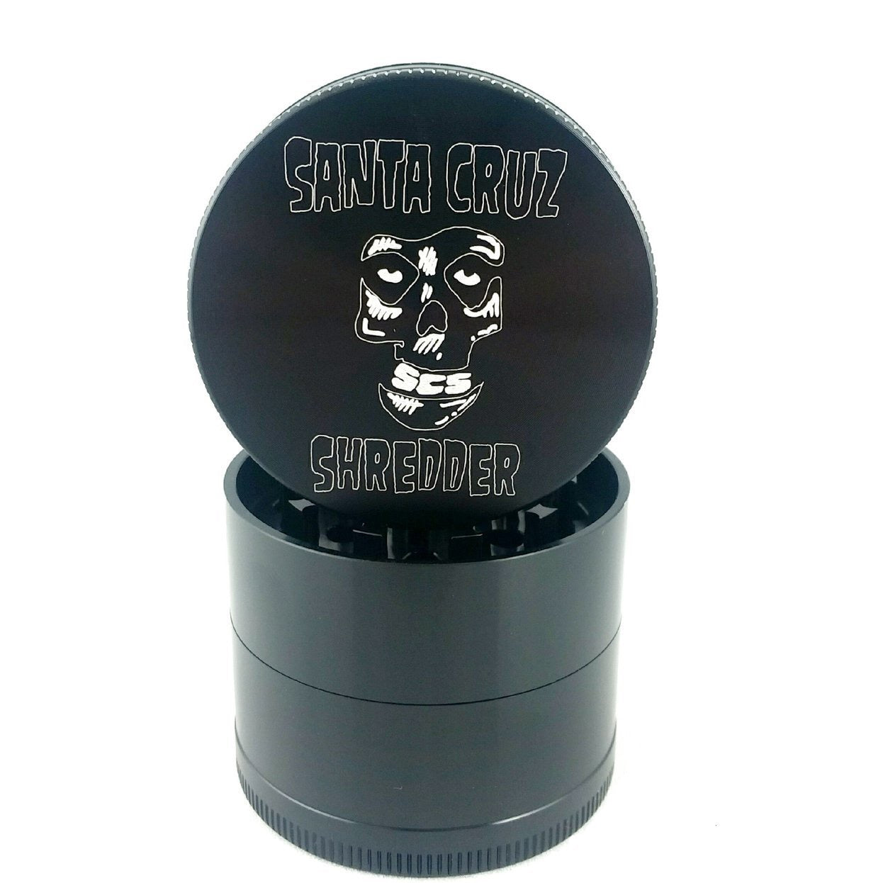 Santa Cruz Shredder 4 Piece Medium Skull Grinder (Black) show variant 