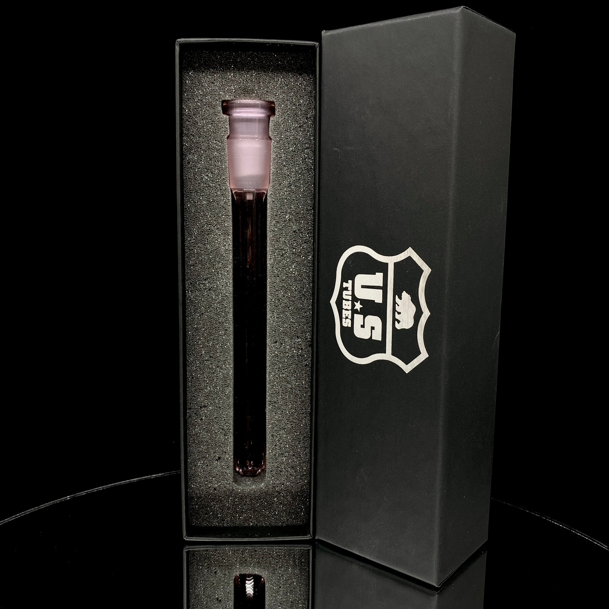 3 Slit Open End Downstem 19/14mm (Pink)