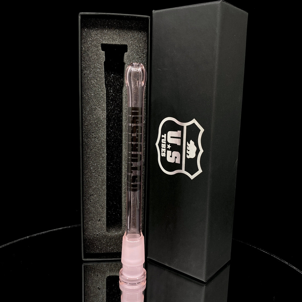 3 Slit Open End Downstem 19/14mm (Pink)