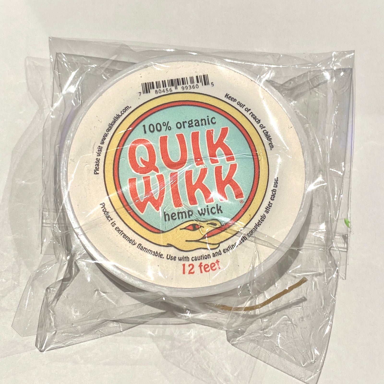 Quik Wikk Hemp Wick Classic Spool (12ft)