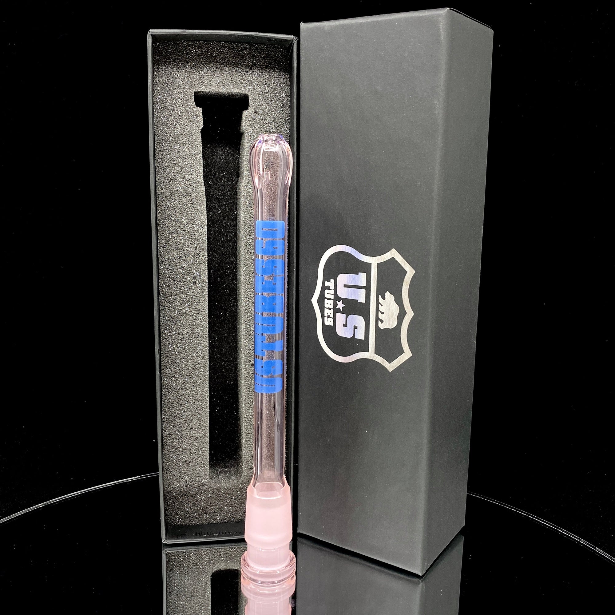 3 Slit Open End Downstem 19/14mm (Pink)